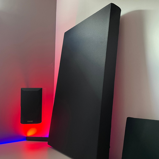 Akoestisch paneel, zwart 100x60cm