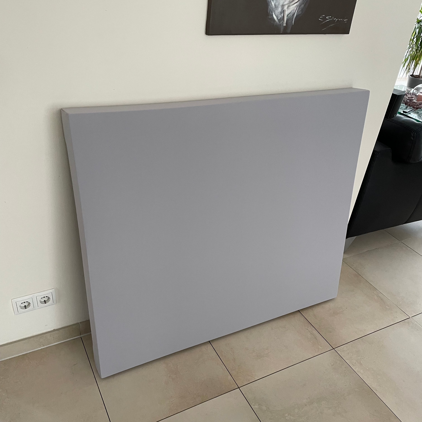 Akoestisch paneel 120x100cm, kleur grijs